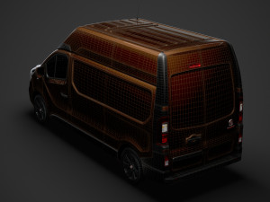 fiat talento van l2h2 2020 3D Model