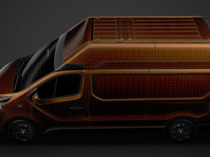 fiat talento van l2h2 2020 3D Model