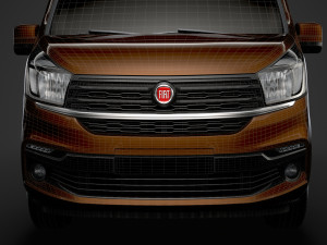 fiat talento van l2h2 2020 3D Model