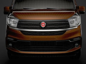 fiat talento van l2h2 2020 3D Model