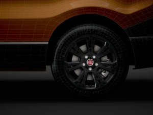 fiat talento van l2h2 2020 3D Model