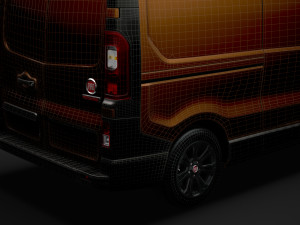 fiat talento van l2h2 2020 3D Model
