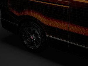 fiat talento van l2h2 2020 3D Model