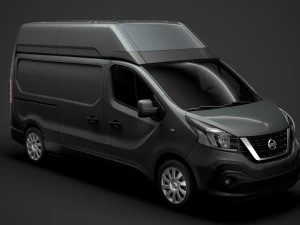 nissan nv300 van l2h2 2020 3D Model