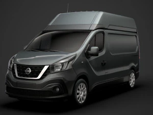 nissan nv300 van l2h2 2020 3D Model