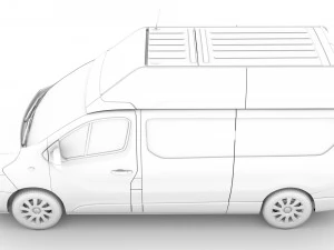 nissan nv300 van l2h2 2020 3D Model