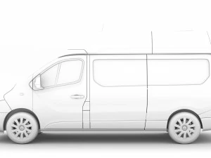 nissan nv300 van l2h2 2020 3D Model