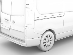 nissan nv300 van l2h2 2020 3Dモデル