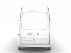 nissan nv300 van l2h2 2020 3D Model