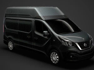 nissan nv300 van l2h2 2020 3D Model