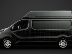 nissan nv300 van l2h2 2020 3D Model