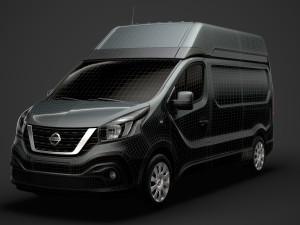 nissan nv300 van l2h2 2020 3Dモデル
