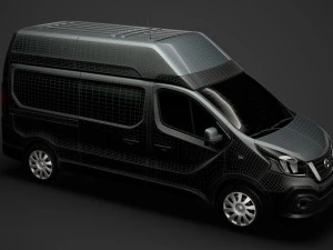 nissan nv300 van l2h2 2020 3D Model
