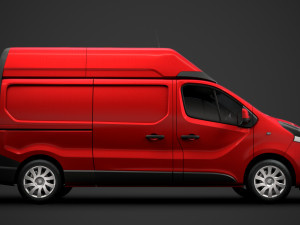 opel vivaro van l2h2 2018 Model 3D
