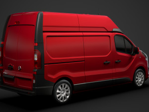 opel vivaro van l2h2 2018 Model 3D