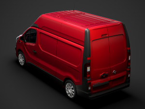 opel vivaro van l2h2 2018 Model 3D