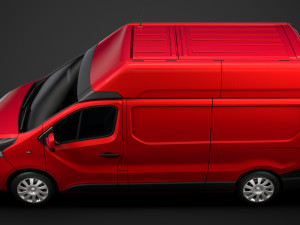 opel vivaro van l2h2 2018 Model 3D
