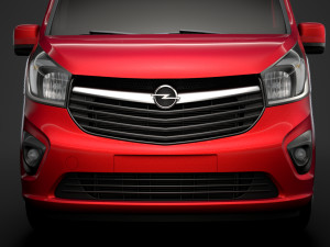 opel vivaro van l2h2 2018 Model 3D