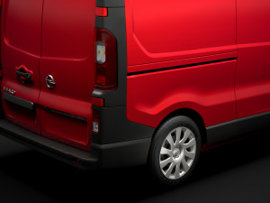opel vivaro van l2h2 2018 Model 3D