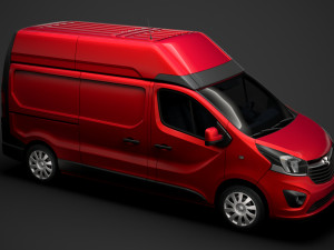 opel vivaro van l2h2 2018 Model 3D