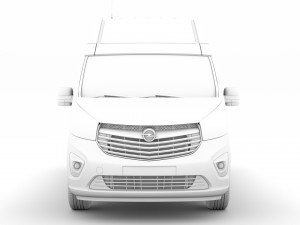 opel vivaro van l2h2 2018 Model 3D