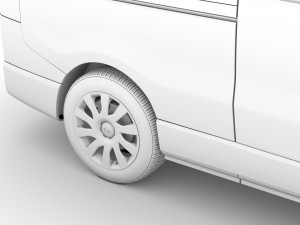 opel vivaro van l2h2 2018 Model 3D