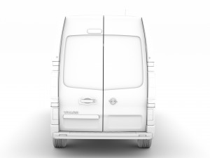 opel vivaro van l2h2 2018 Model 3D