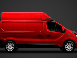 opel vivaro van l2h2 2018 Model 3D