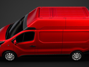 opel vivaro van l2h2 2018 Model 3D