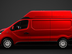 opel vivaro van l2h2 2018 Model 3D
