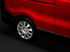 opel vivaro van l2h2 2018 Model 3D