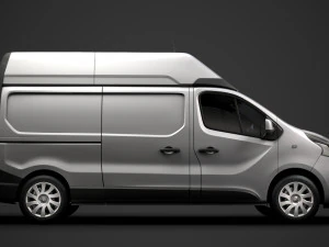 renault trafic van l2h2 2018 3D Model