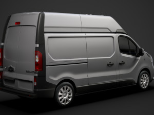 renault trafic van l2h2 2018 Modèle 3D