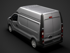 renault trafic van l2h2 2018 Modèle 3D