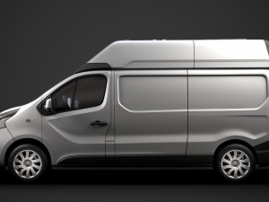 renault trafic van l2h2 2018 Modèle 3D