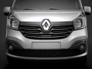 renault trafic van l2h2 2018 3D Model