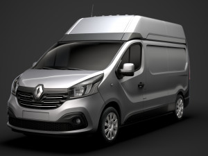 renault trafic van l2h2 2018 Modèle 3D