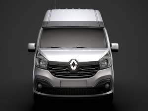 renault trafic van l2h2 2018 Modèle 3D