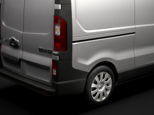 renault trafic van l2h2 2018 Modèle 3D