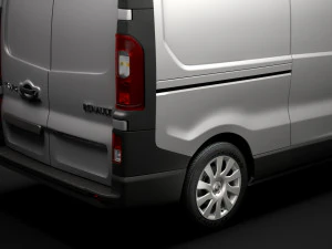 renault trafic van l2h2 2018 3D Model