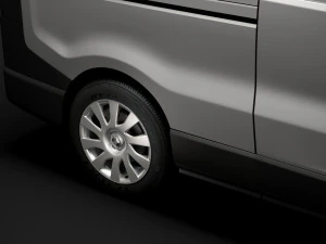 renault trafic van l2h2 2018 3D Model