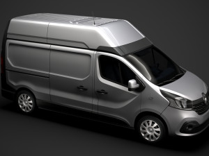 renault trafic van l2h2 2018 Modèle 3D