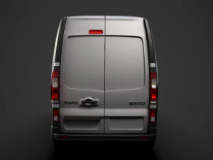 renault trafic van l2h2 2018 3D Model