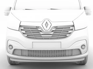 renault trafic van l2h2 2018 3D Model