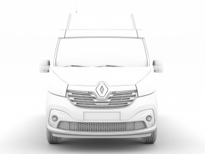 renault trafic van l2h2 2018 Modèle 3D