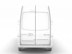 renault trafic van l2h2 2018 Modèle 3D