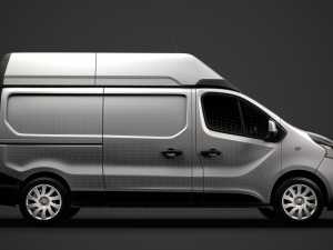 renault trafic van l2h2 2018 Modèle 3D