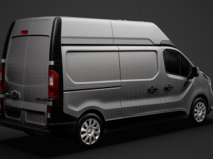 renault trafic van l2h2 2018 Modèle 3D