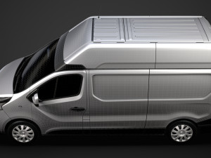 renault trafic van l2h2 2018 Modèle 3D