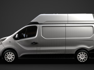 renault trafic van l2h2 2018 Modèle 3D